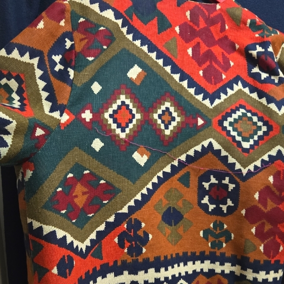 Colorful Geometric Pattern Blazer - Picture 2 of 6